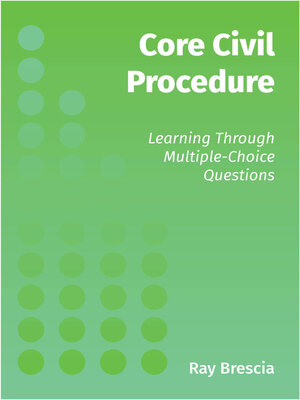cover image of Core Civil Procedure